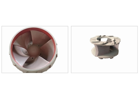 Ventola antiusura 10/8  HH Slurry Pump Impeller della pompa della chiatta